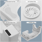 Plastic Foldable Anti-Constipation Potty Training Stool with Air Freshener Slot